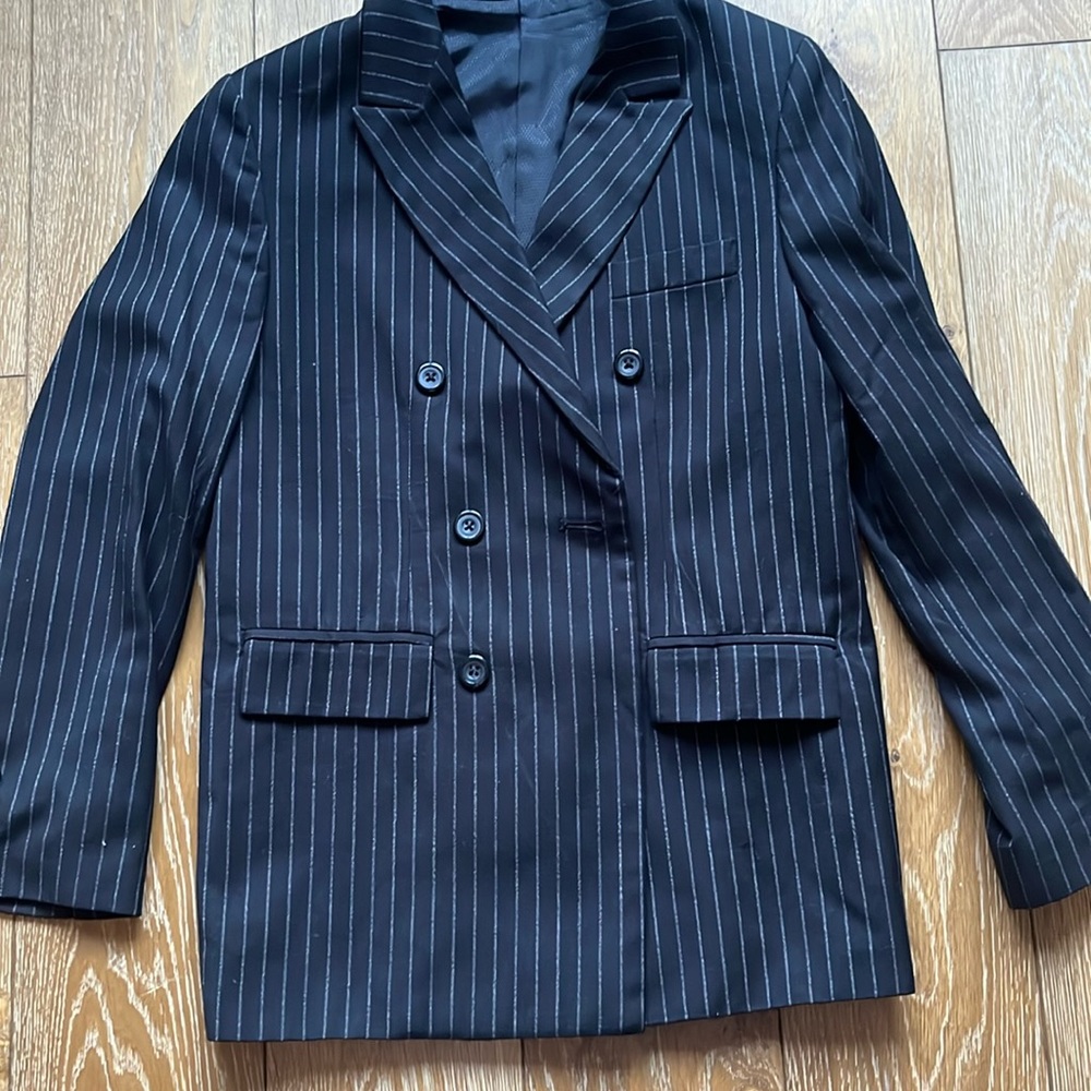 Sean John pin stripe blazer double breasted for 12 years old boy